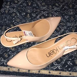 Calvin Klein slingback heels